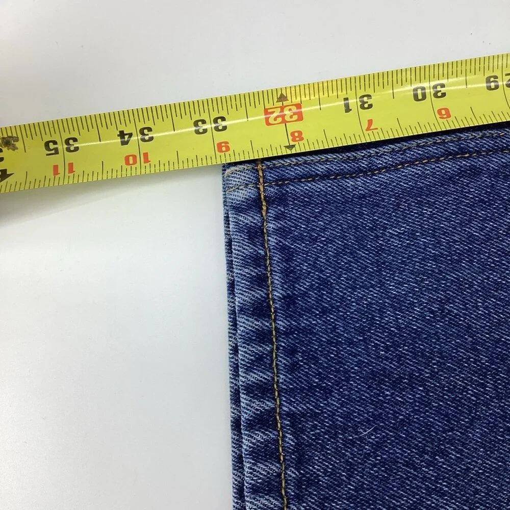 Eddie Bauer Women Flannel-Lined Denim Jean Boyfriend Relaxed Sz 14 Tall MSRP $99 - Picture 10 of 12